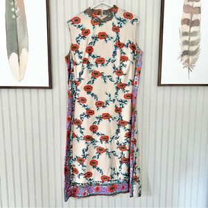 Lord & Taylor Vintage Sleeveless Floral Shiftdress Mixed Print
